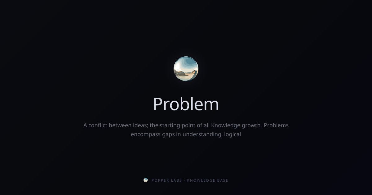 Problem | Popper Labs